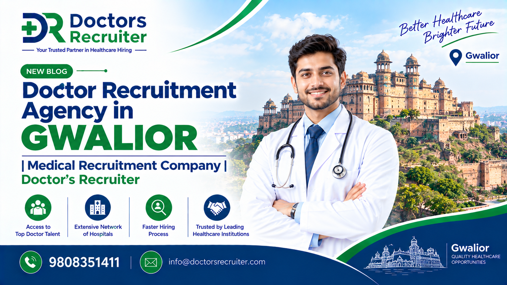 Doctor Recruitment in Gwalior, Madhya Pradesh – Complete Hospital Hiring & Medical Staffing Guide